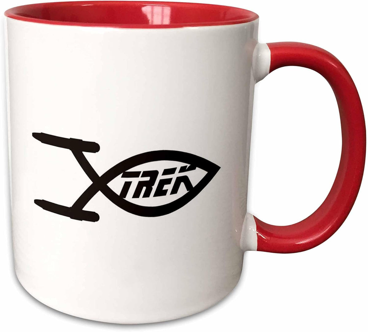 Trek Fish Ceramic Mug