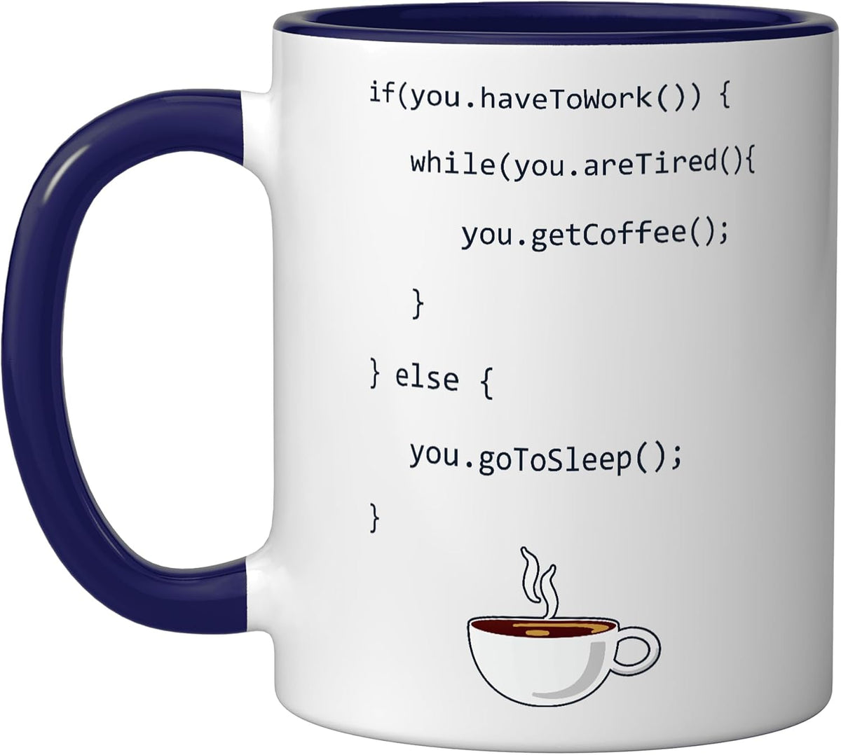 Programming Coffee Full Stack Coder Software Developer Ceramic Mug