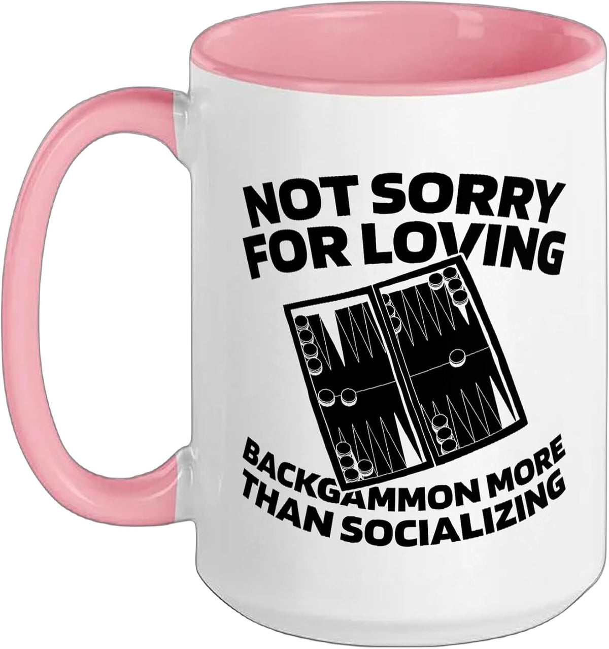 Strategy Board Game - Dice Backgammon Ceramic Mug