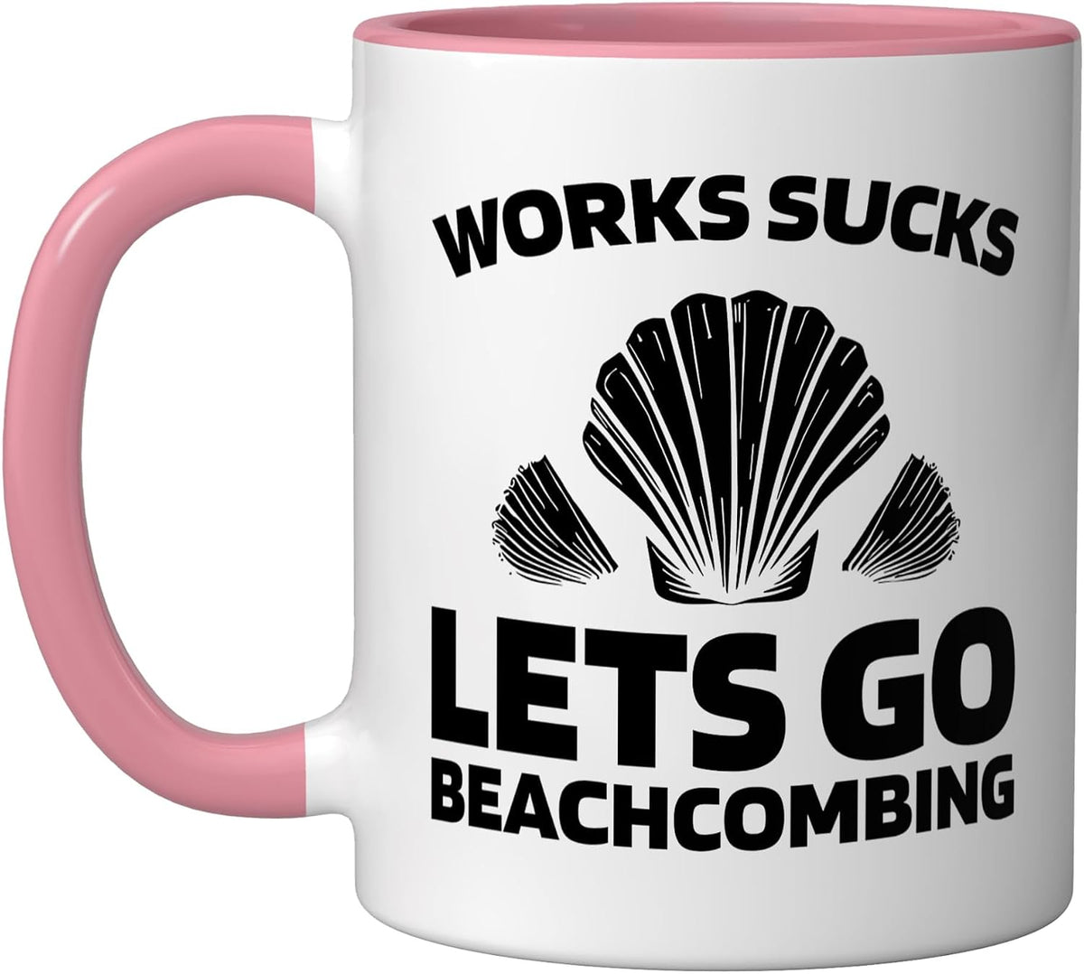 Beach - Nature Shell Collecting Beachcombing Ceramic Mug