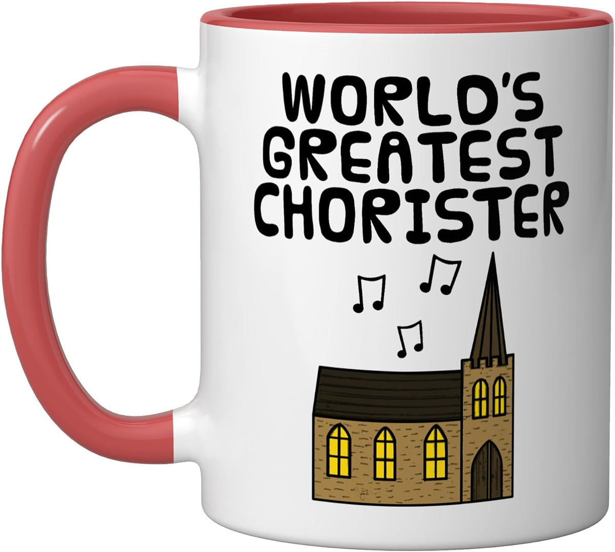 World's Greatest Chorister, Church Singer Choir Musician Ceramic Mug