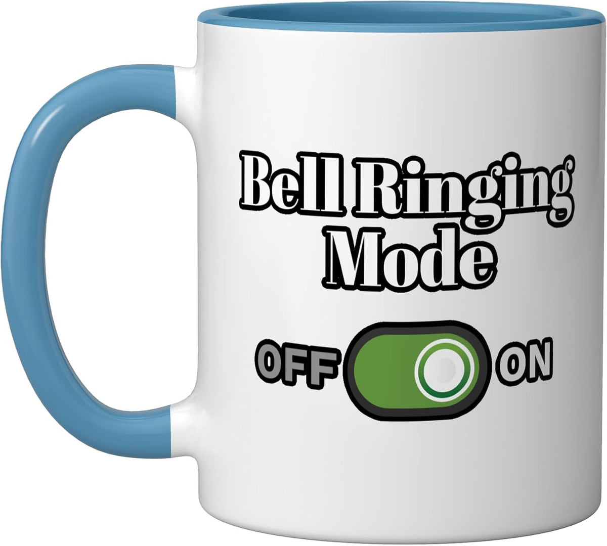 Bell Ringing Mode On Bell Ringer Ceramic Mug