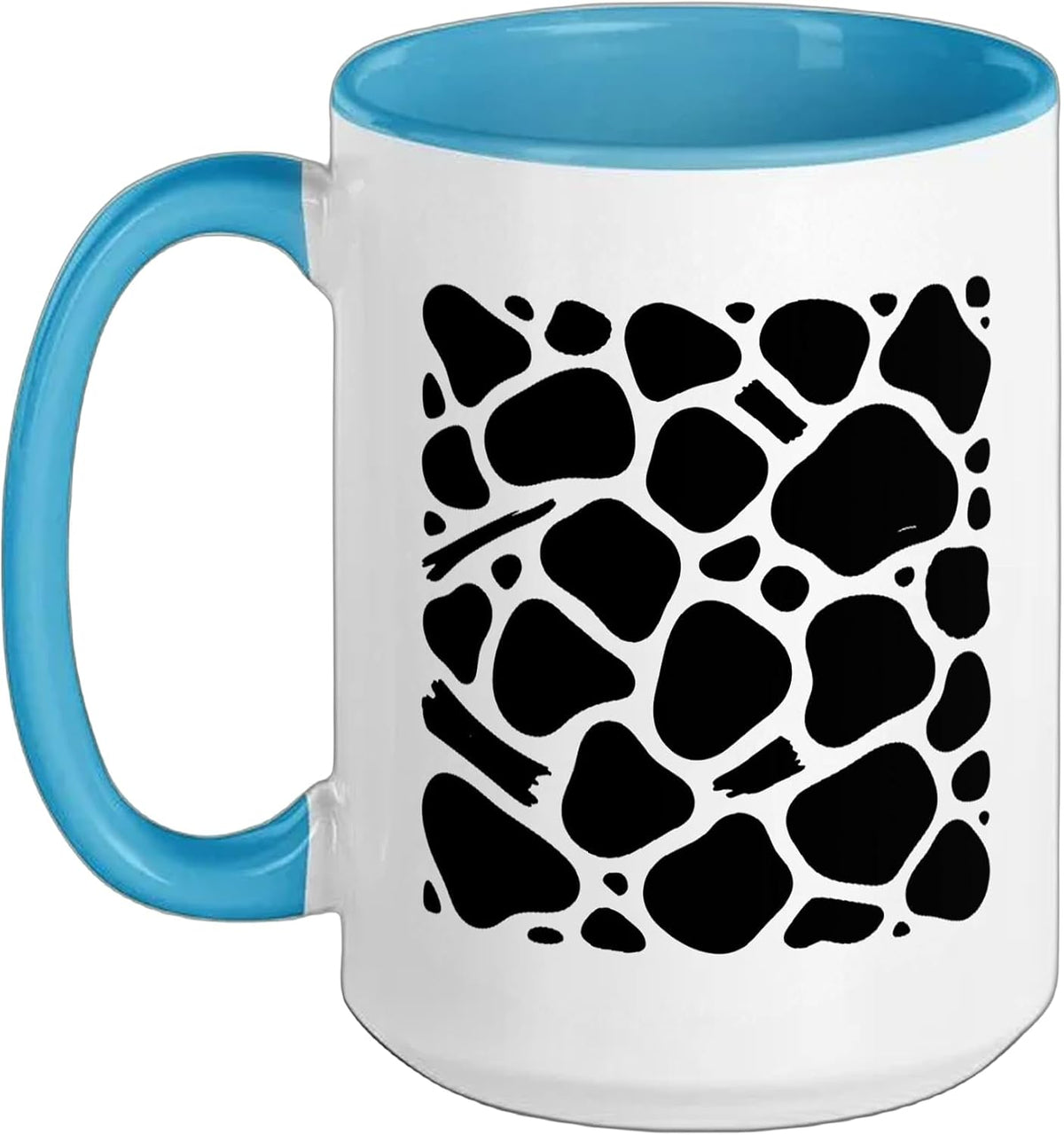 Sea Glass Collection Spread Colorful Beach Art Coastal Ceramic Mug