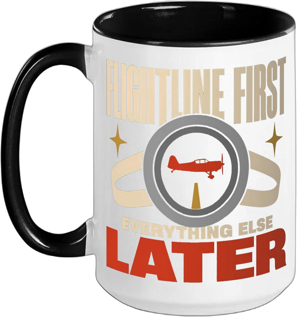 Warbird Aviation Enthusiast Airshow Flightline Gift Ceramic Mug