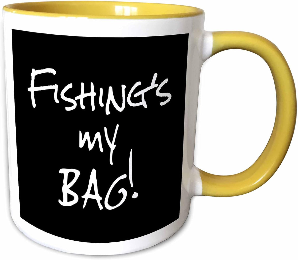Fishing Is My Bag. Love To Fish Ceramic Mug