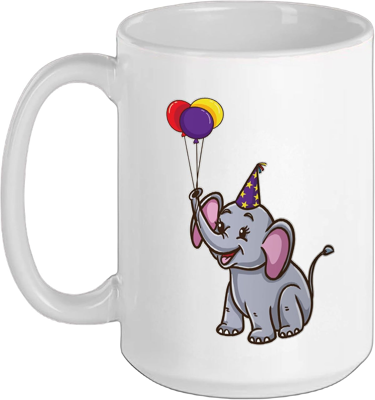 Birthday Elephant For Elephant Lover Ceramic Mug