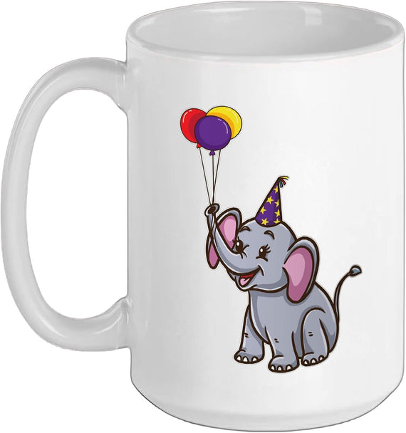 Birthday Elephant For Elephant Lover Ceramic Mug