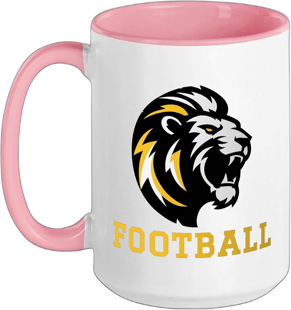 Lillie B Williamson Lions Football Ceramic Mug