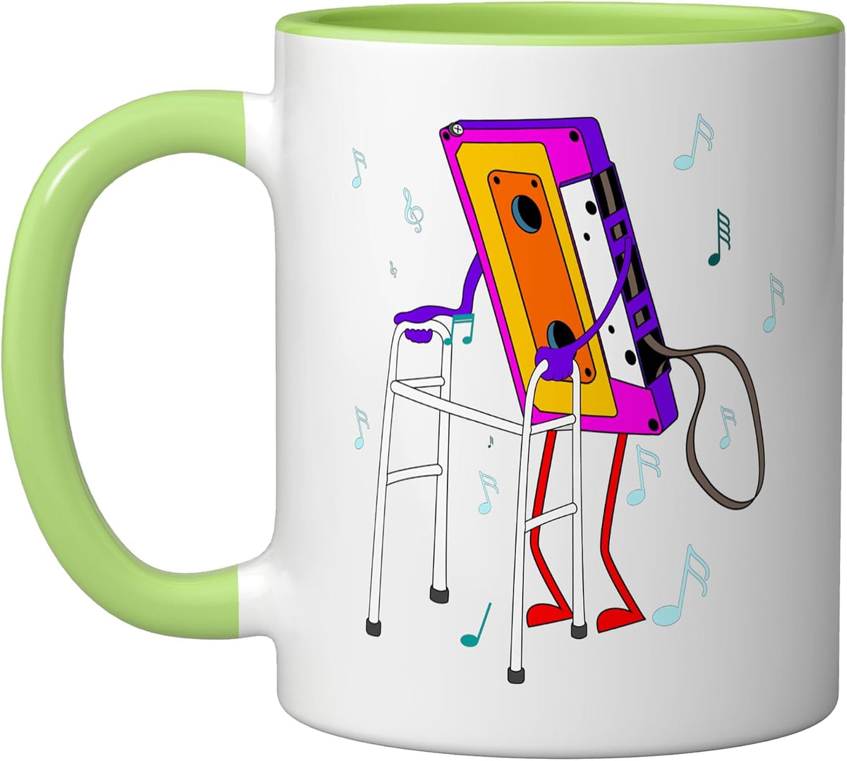 Cassette Tape Retro Vintage 70s 80s 90s Music Ceramic Mug