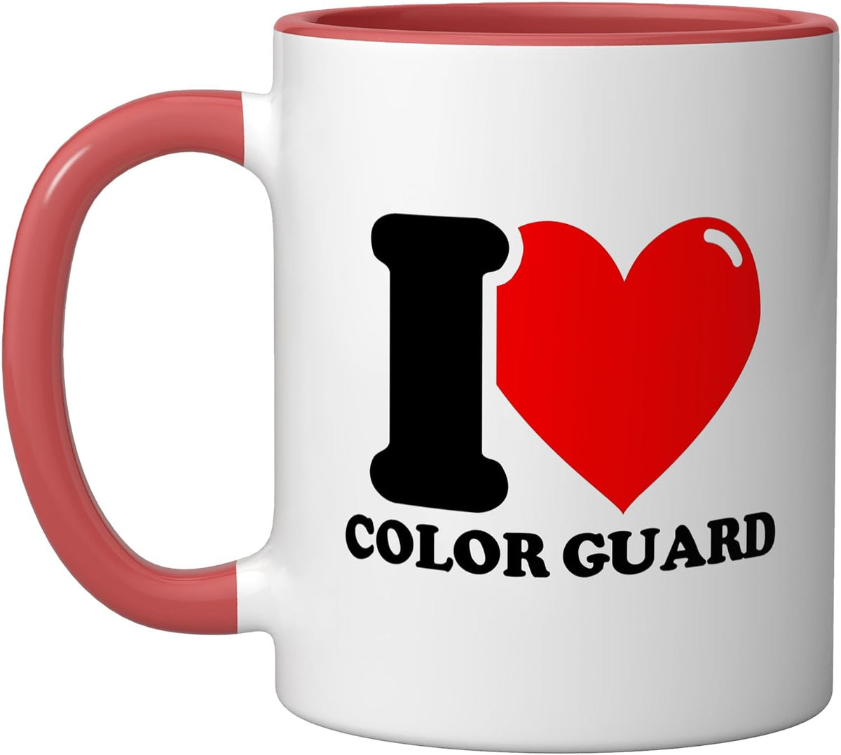 I Love Color Guard Ceramic Mug