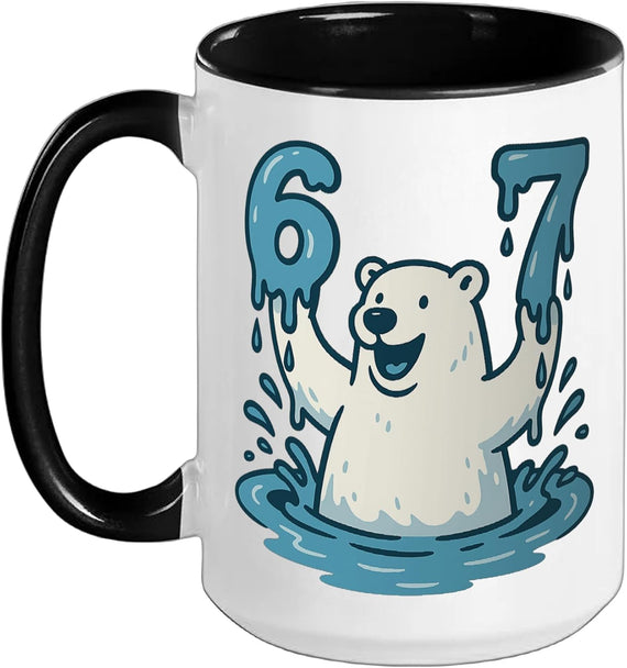 Polar Bear 6 7 Winter Lover Graphic Ceramic Mug