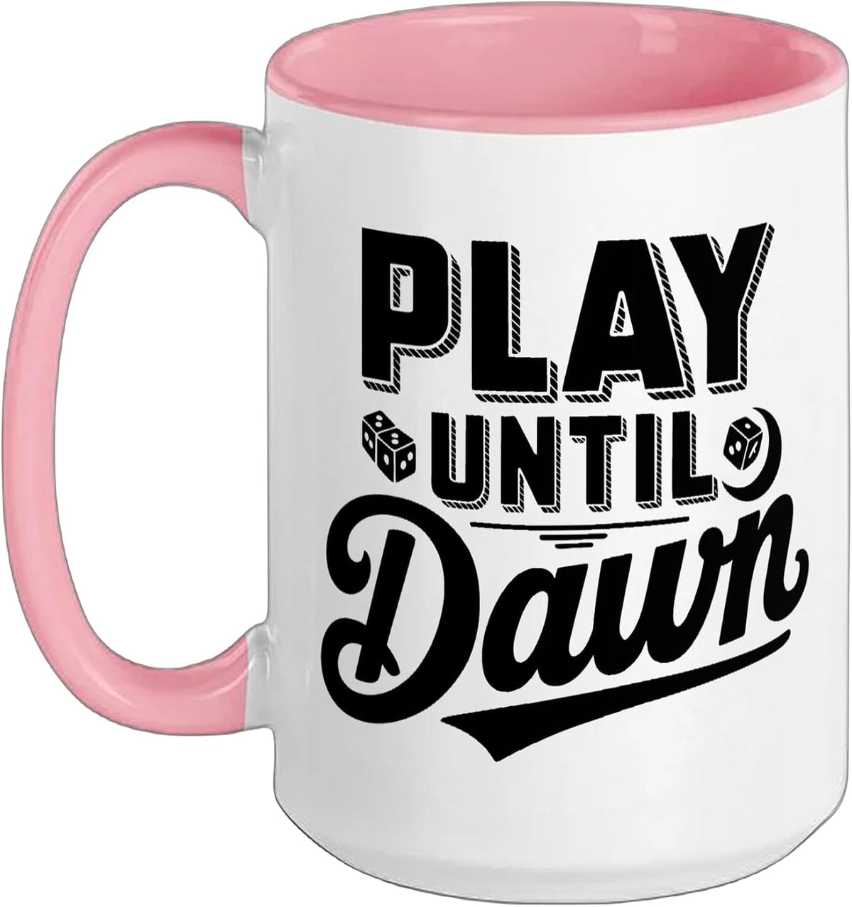 Backgammon Player Who Plays Until Every Last Checker Home Ceramic Mug
