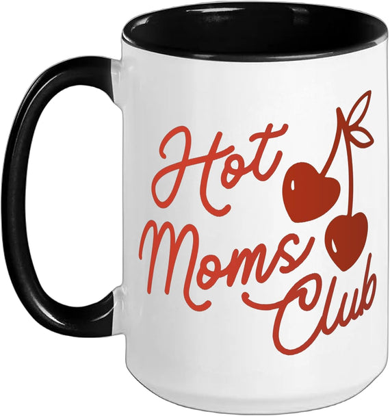 Hot Moms Club Cherry Coquette Proud Mothers Ceramic Mug