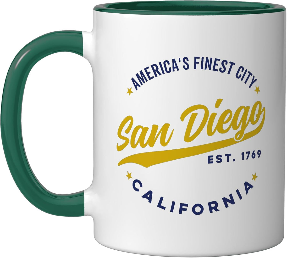 Vintage San Diego America's Finest City Retro California Ceramic Mug