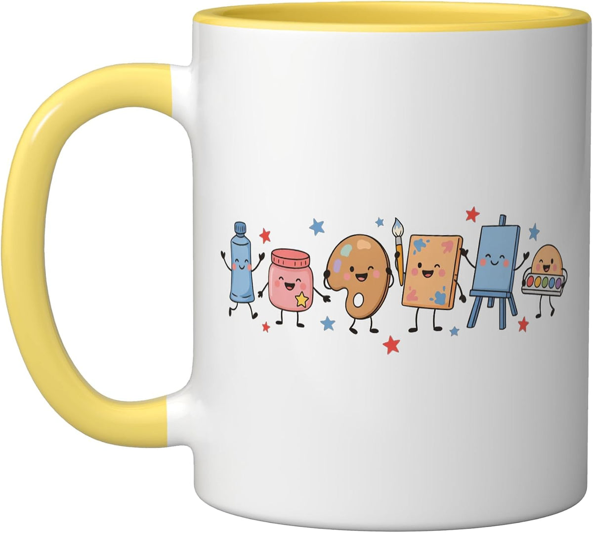 Acrylic Painting Acrylic Painter Fine Art Paint Artists Ceramic Mug