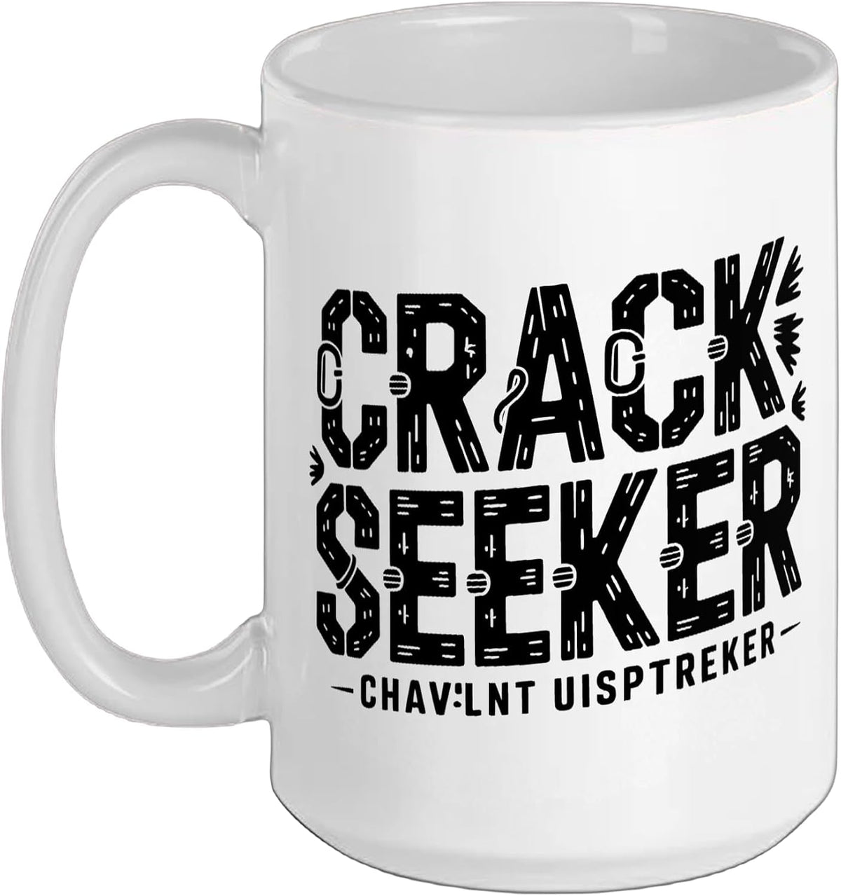 Crack Seeker Trad Climbing Funny Ceramic Mug