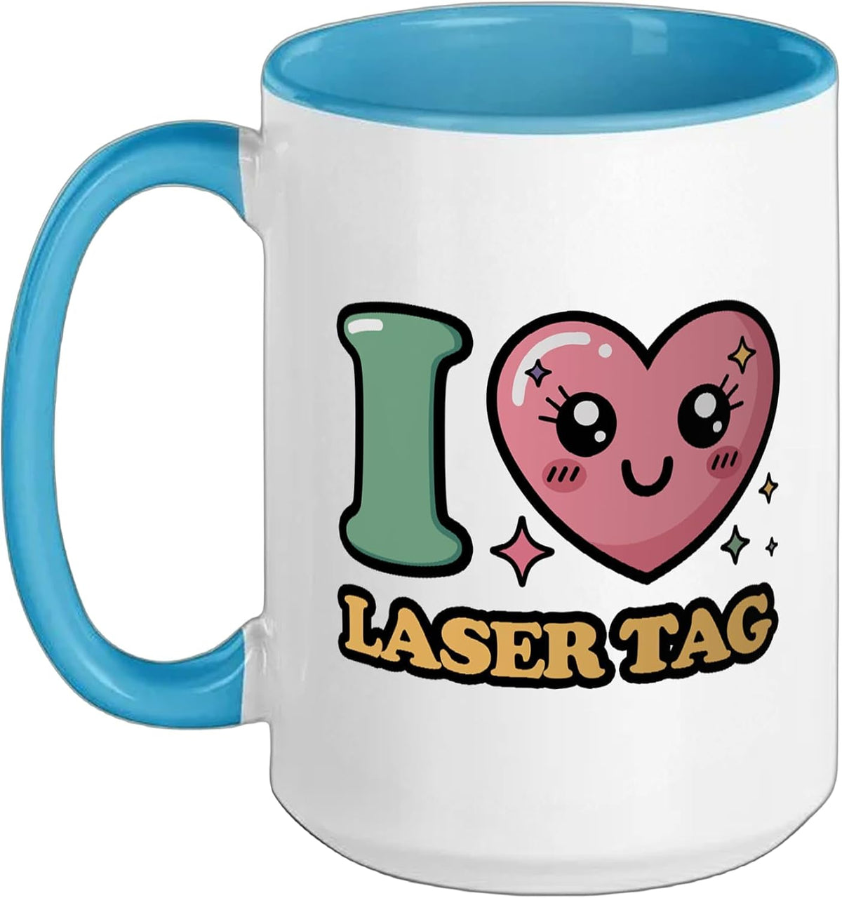 I Love Laser Tag Ceramic Mug