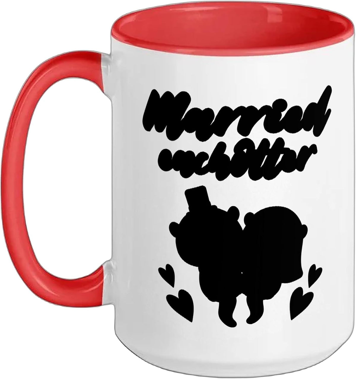 Married Eachotter Otter Sea Otter Love Valentine's Day Ceramic Mug