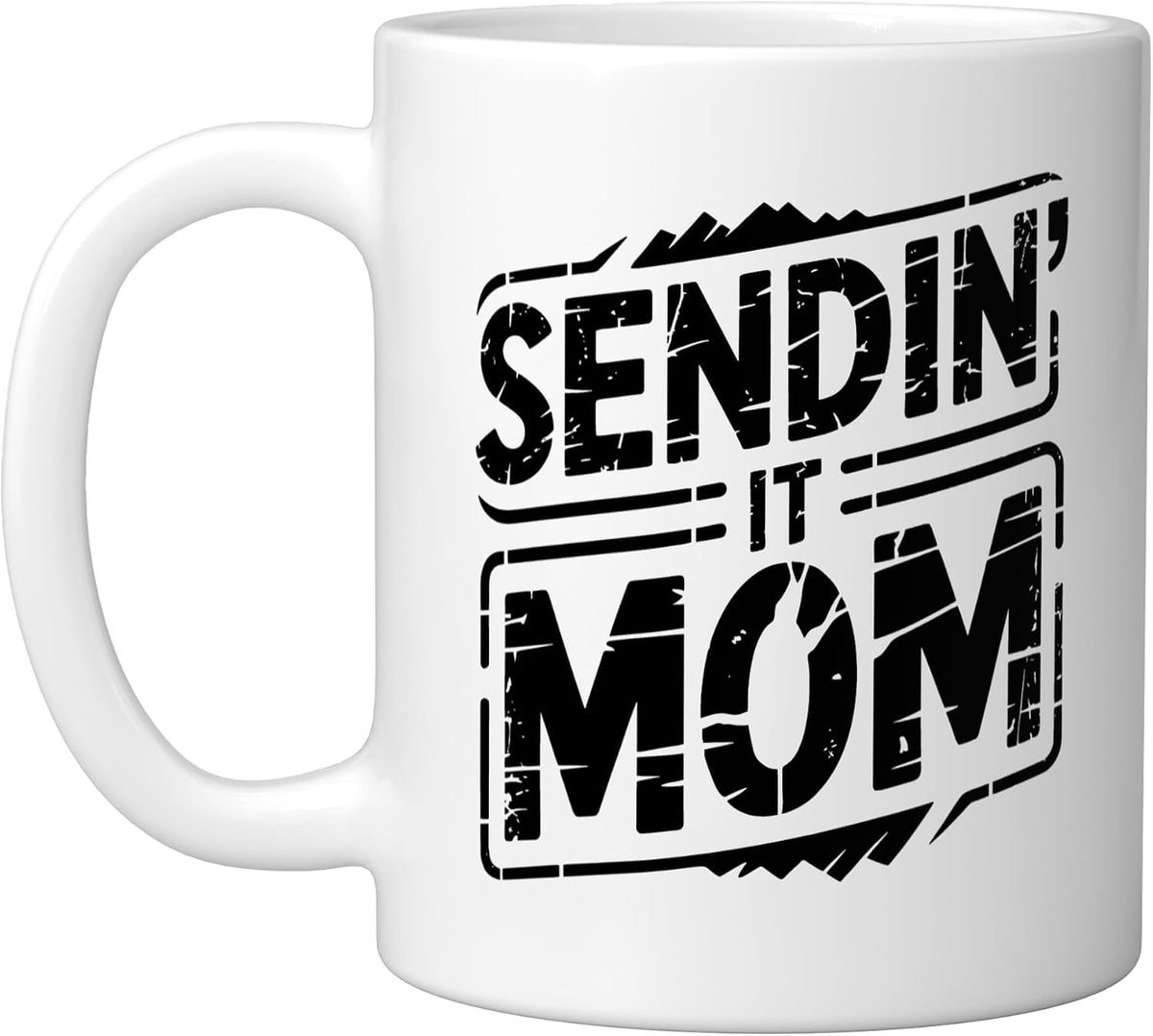Climbing Mom Who Sends Hard Routes While Raising Family Ceramic Mug