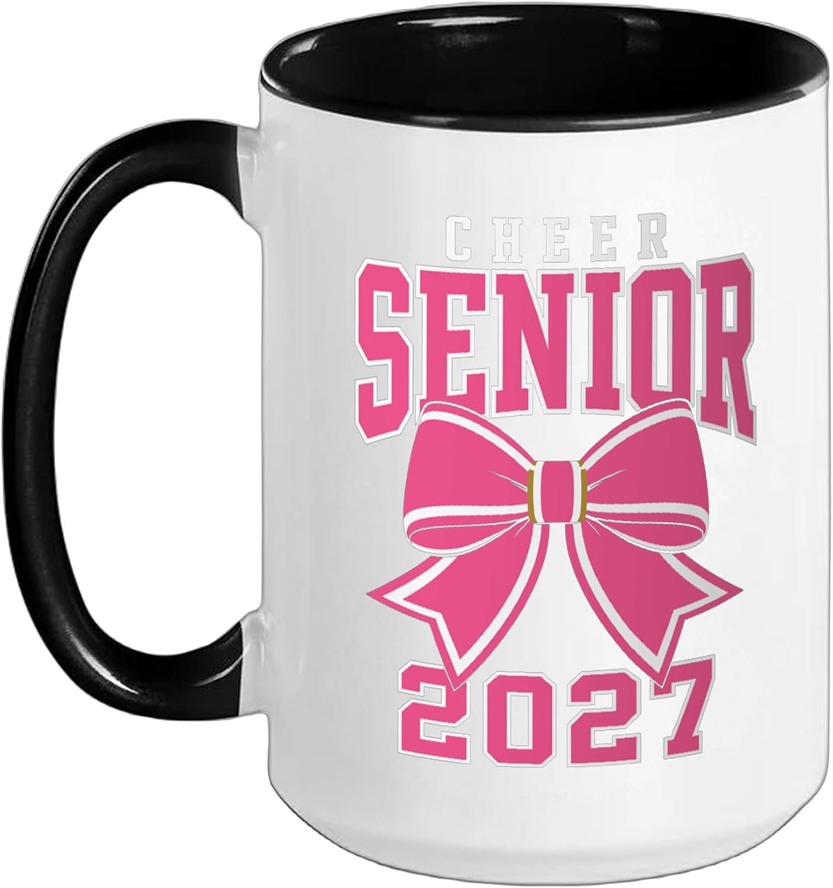 Cheer Senior Night Class Of 2027 Cheerleader Ceramic Mug