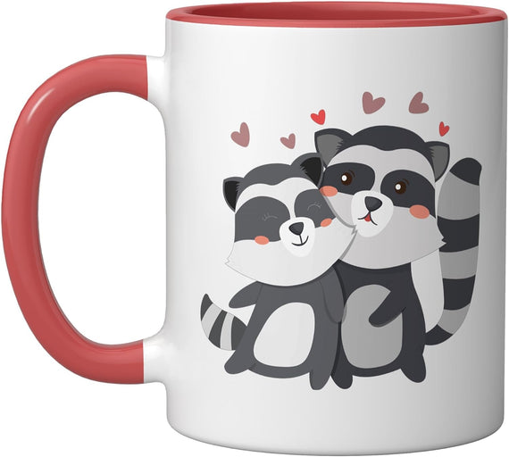 WaschbÄR Couples Gift Wedding Anniversary Valentine's Day Ceramic Mug