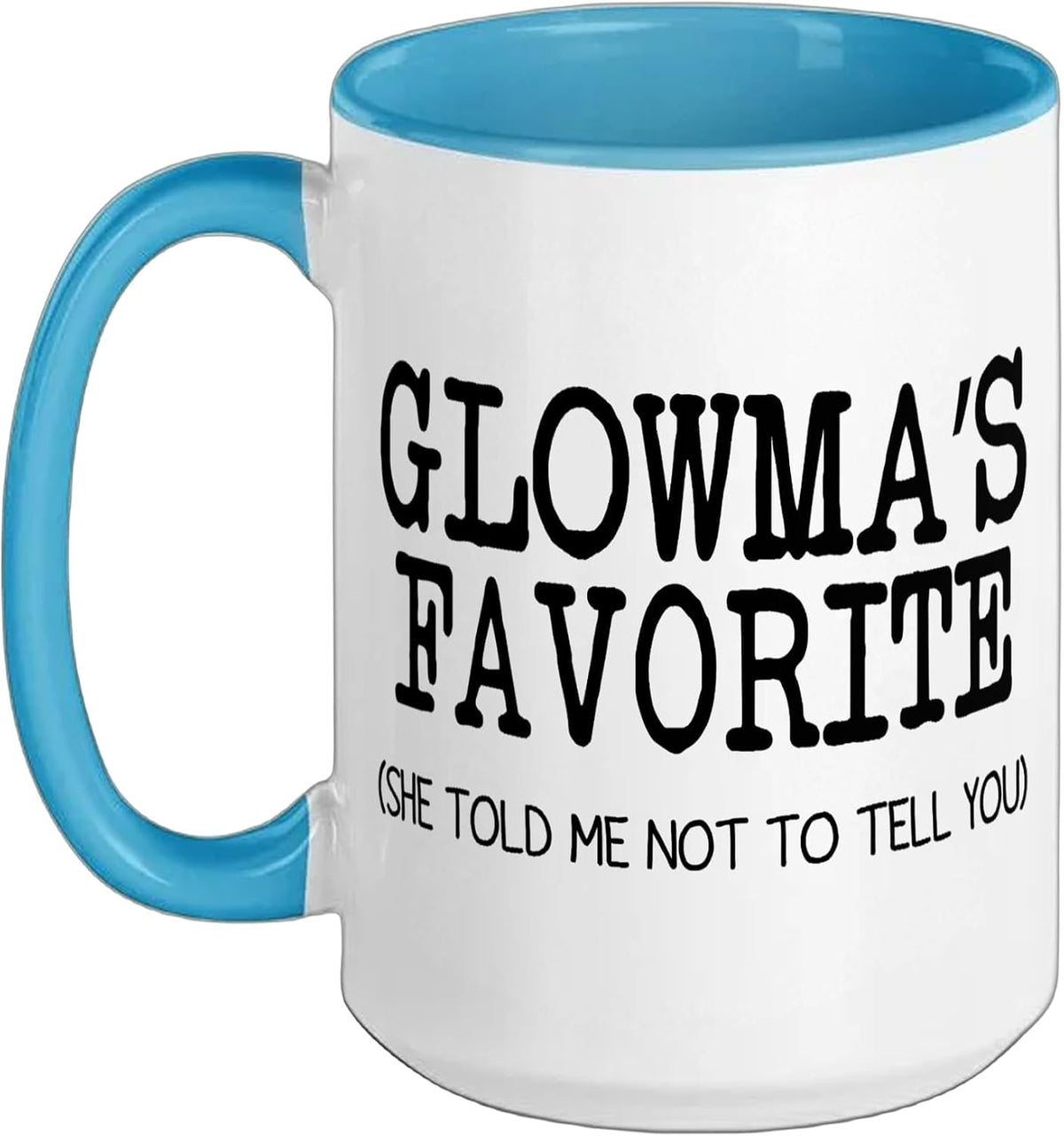 Glowma’S Favorite Funny Family Grandson Granddaughter Kids Ceramic Mug