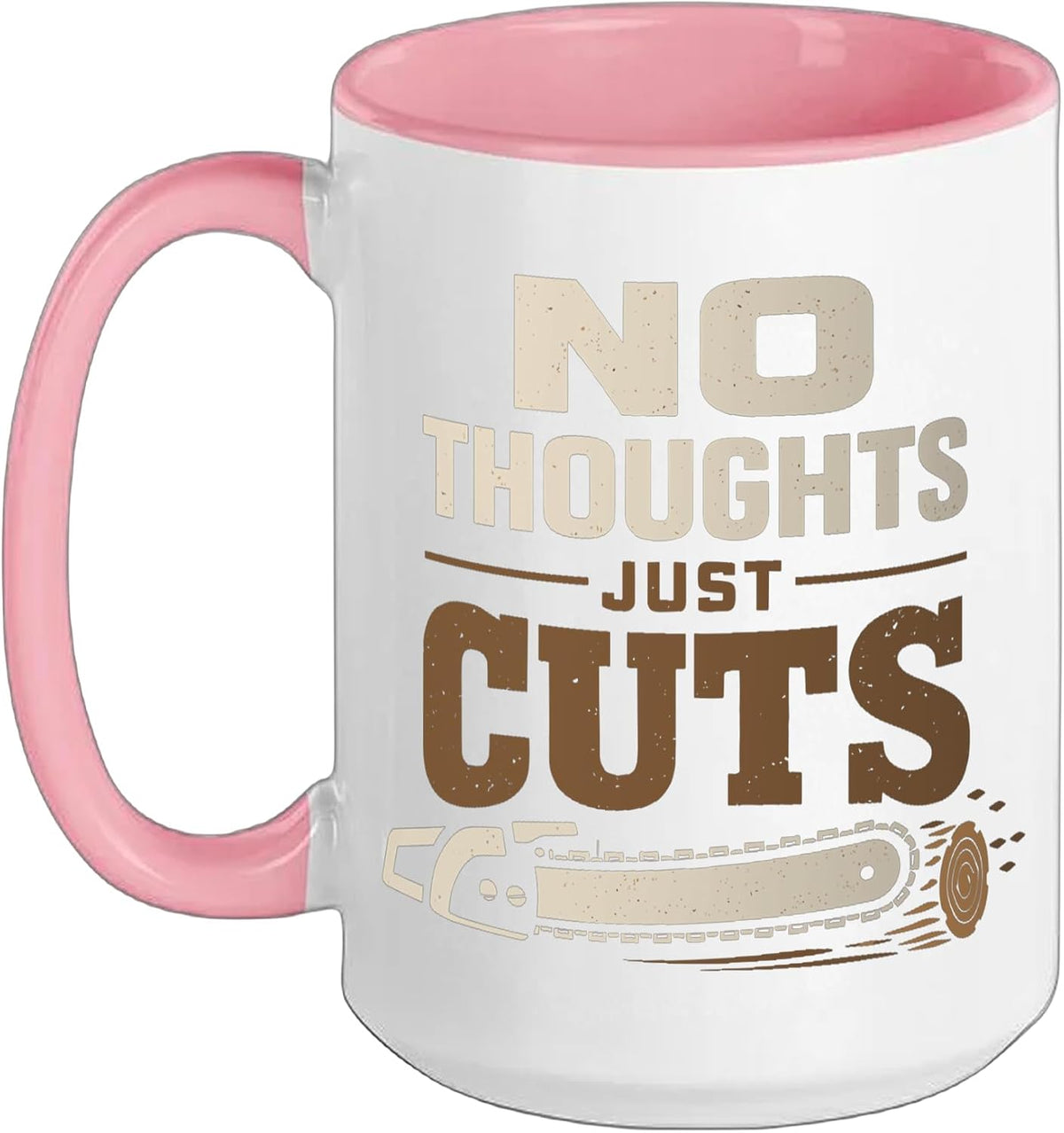 Logging Therapy Logger Therapy Humor Chainsaw Life Forest Ceramic Mug