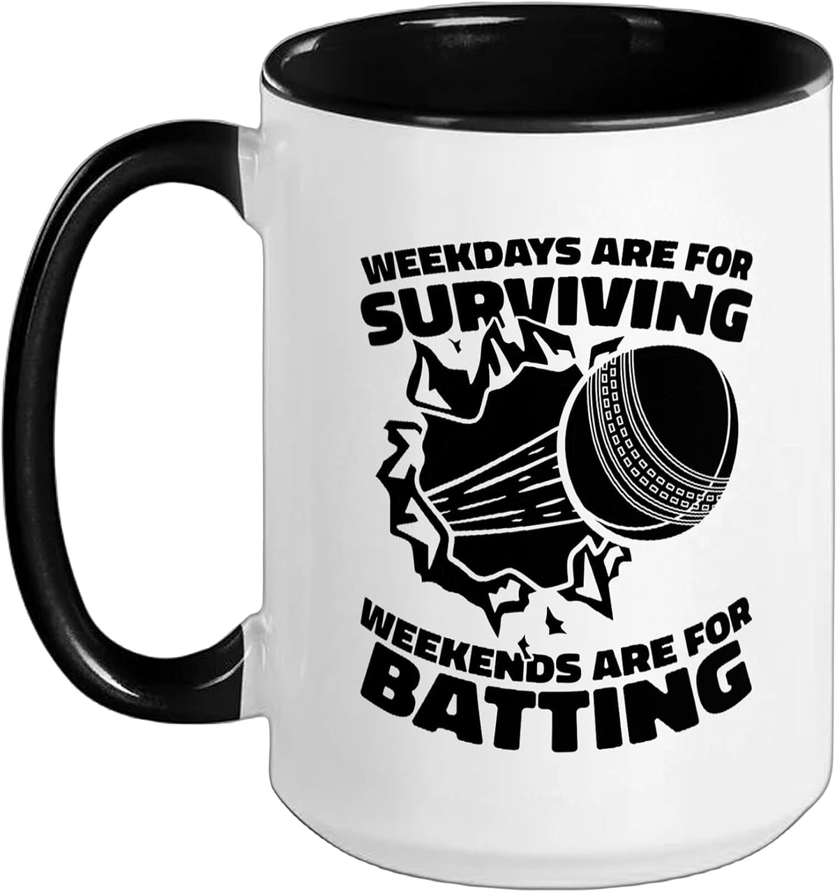 Cricketer Cricketing Bowler Batsman Umpire - Cricket Ceramic Mug