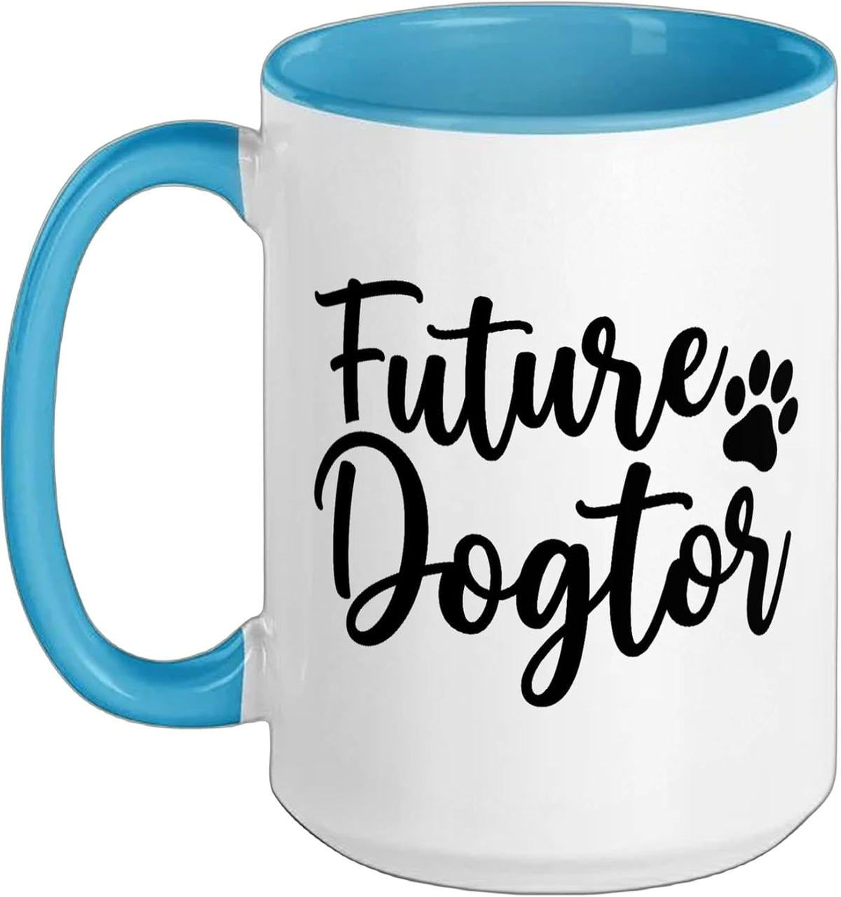 Future Dogtor Dog Paw Aspiring Veterinarian Vet Student Ceramic Mug