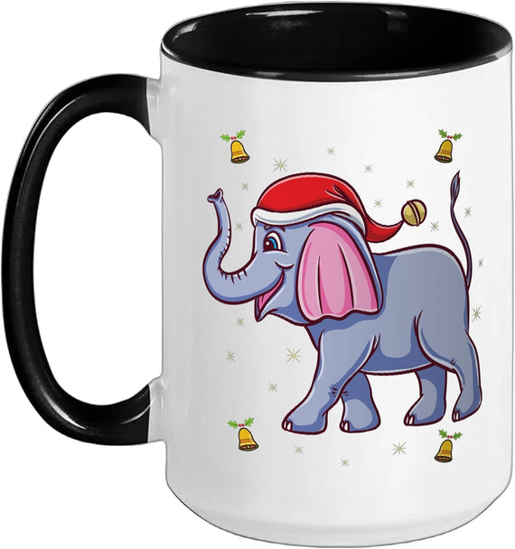 Christmas Elephant for Lover Ceramic Mug