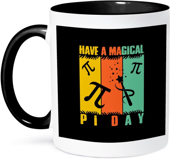 Have A Magical Pi Colorful Vintage Design To Celebrate The Ceramic Mug