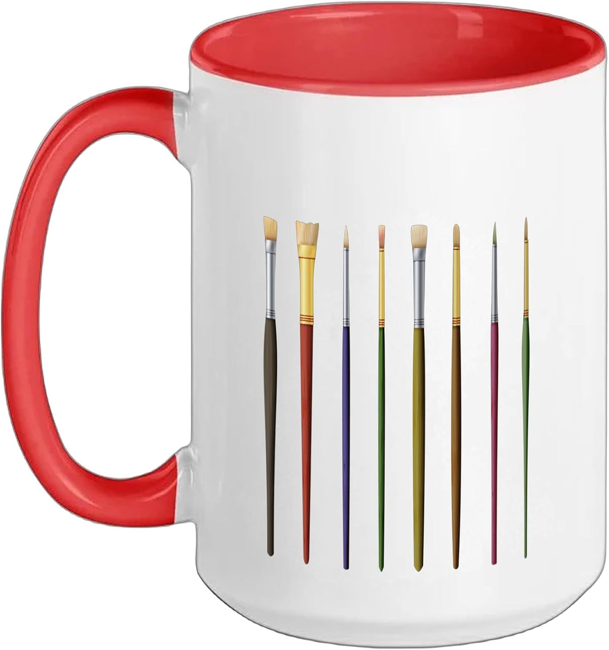 Paintbrush Assortment Artist Painter Crafts Ceramic Mug