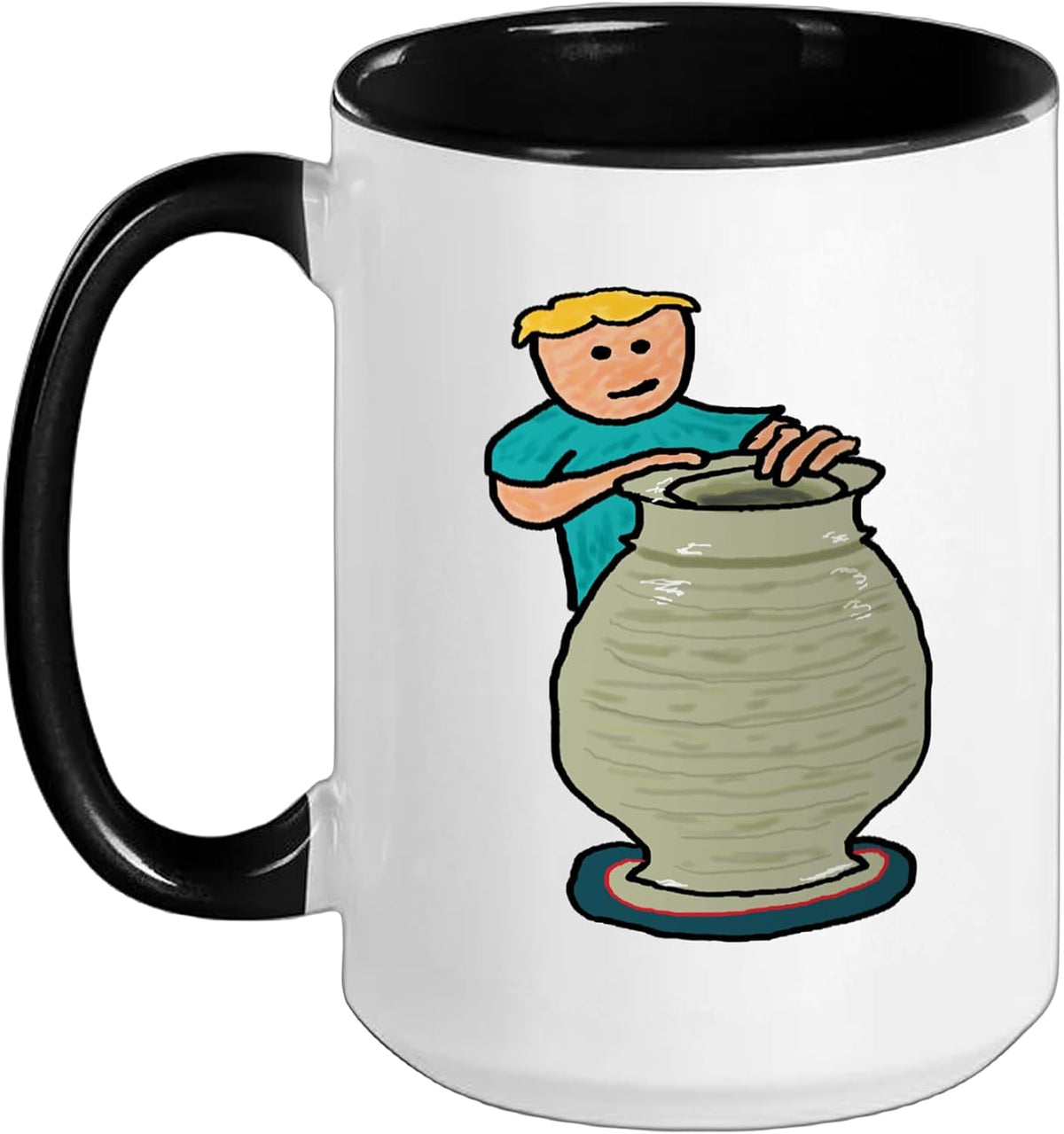 Pottery Making Ceramic Mug