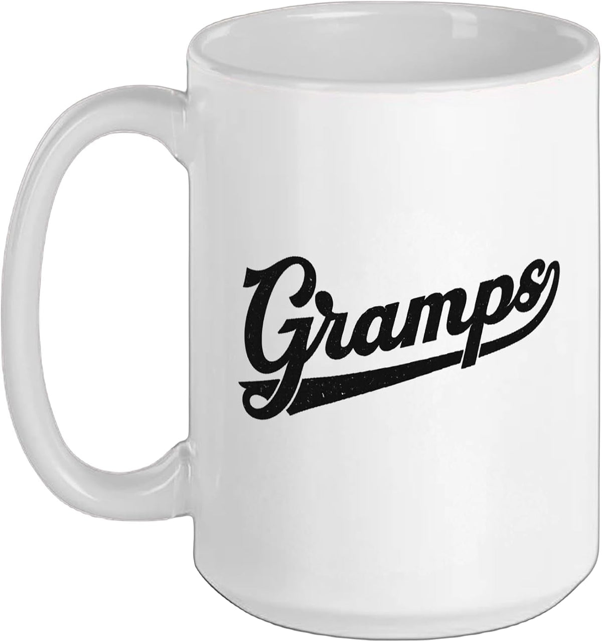 Gramps Script Typography Grandfather Christmas Ceramic Mug
