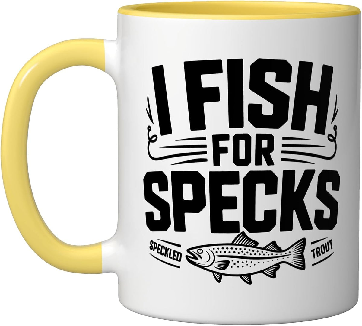 Speckled Trout Fishing Inshore Saltwater Identity Angler Ceramic Mug
