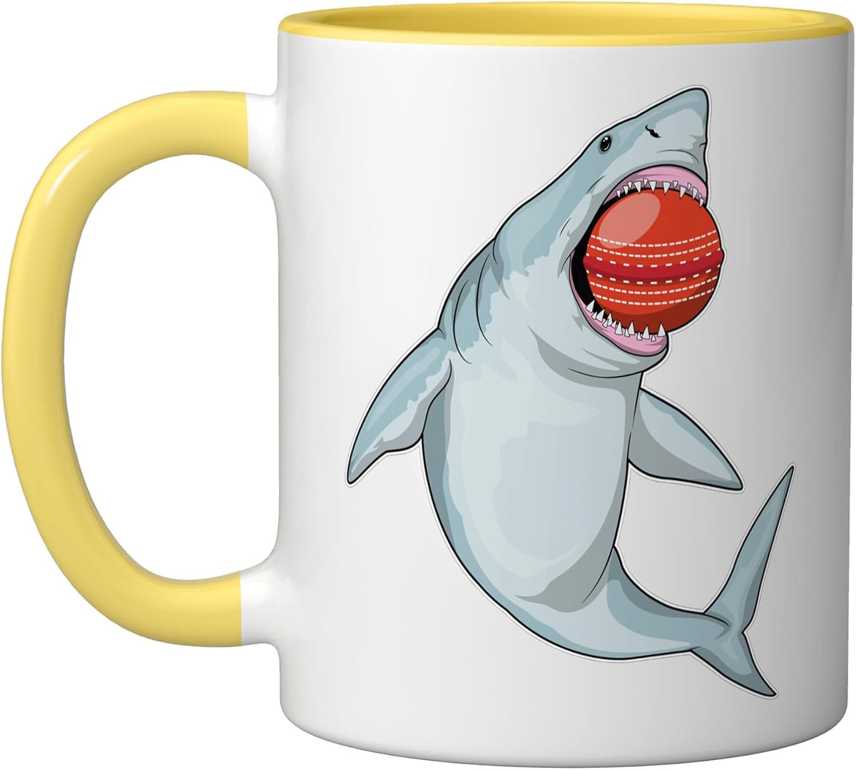 Shark Cricket Ball Sports Ceramic Mug