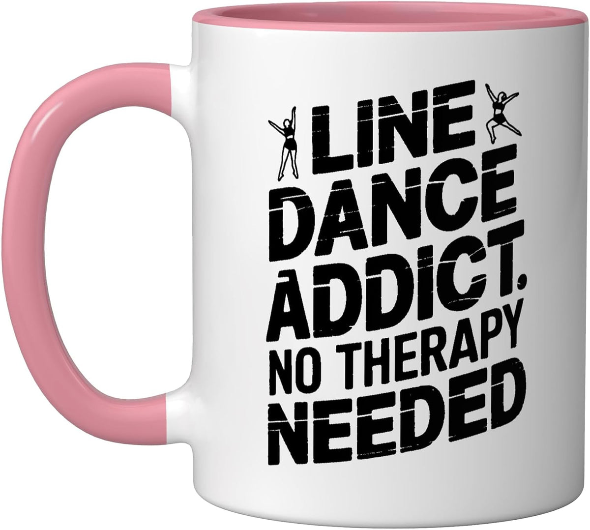 Line Dancing Ceramic Mug