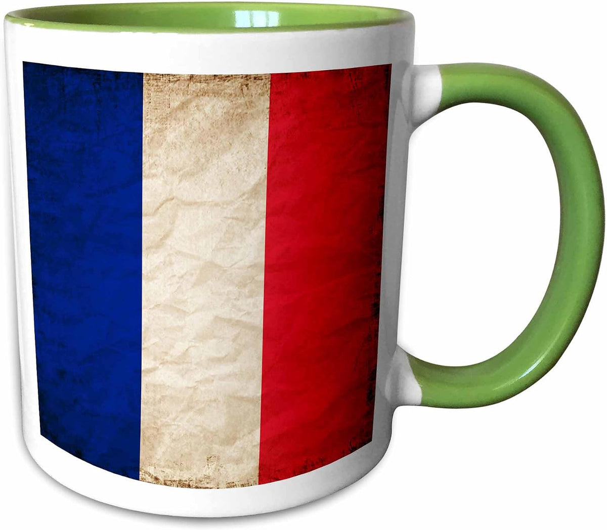 French Flag Old Look Trendy Work Paris Ceramic Mug