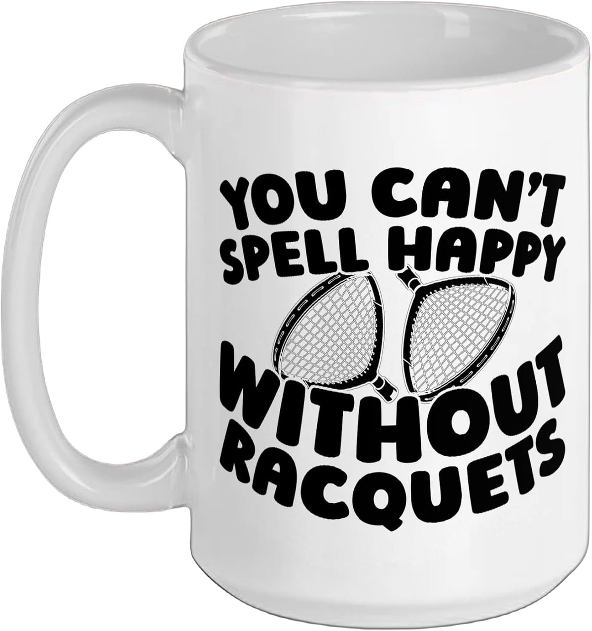 Squash Indoor Sport Racket - Racquetball Ceramic Mug