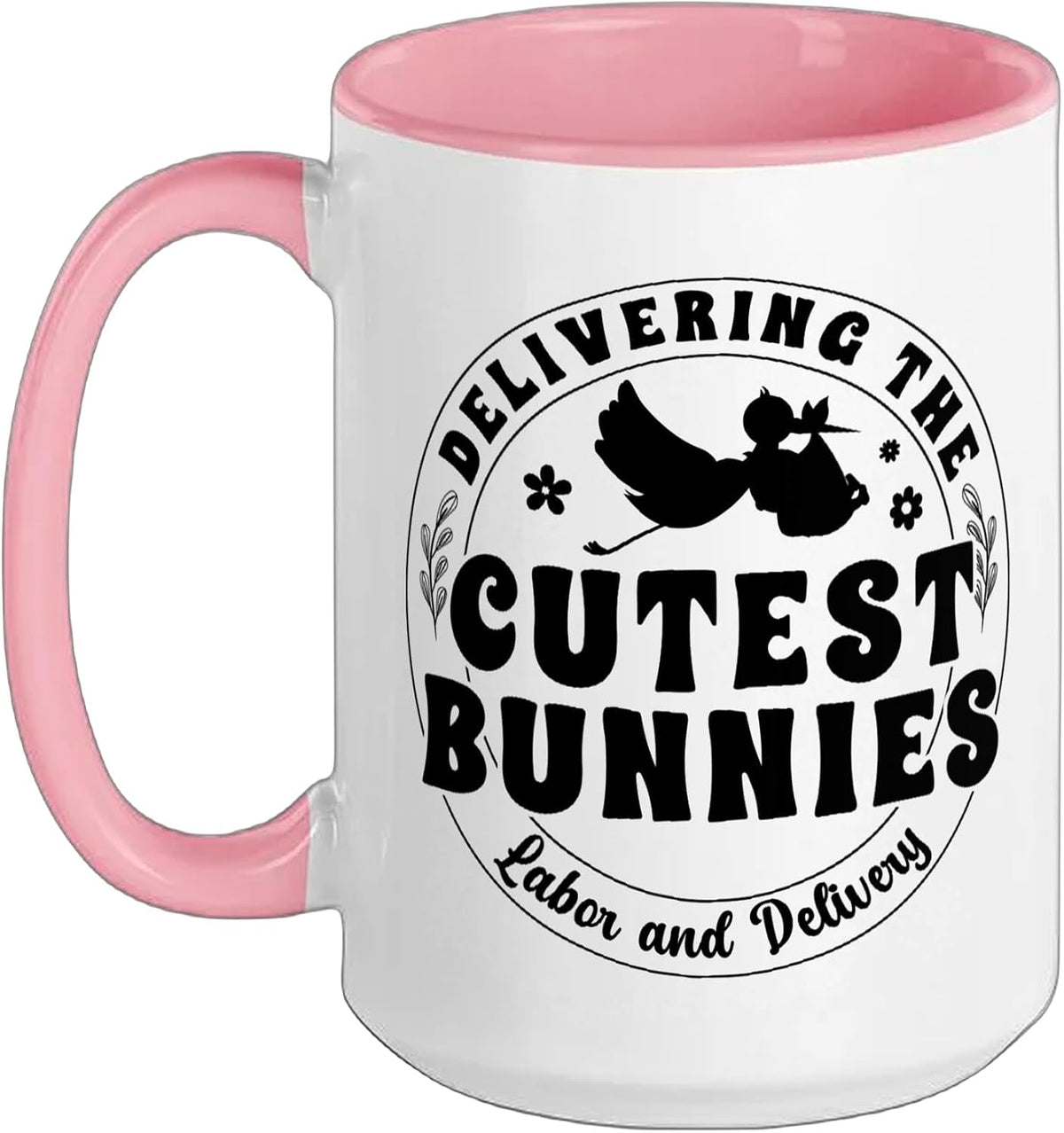 Easter Bunny Labor And Delivery Nurse Easter Day L&D Nurse Ceramic Mug