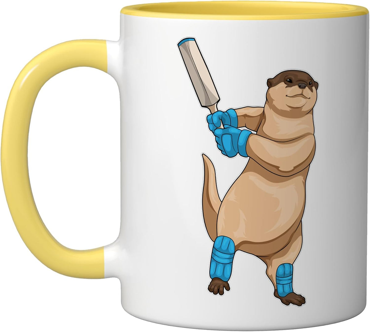 Otter Cricket Bat Sports Halloween Ceramic Mug