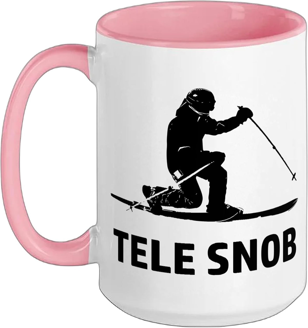 Telemark Skiing Snob Ceramic Mug