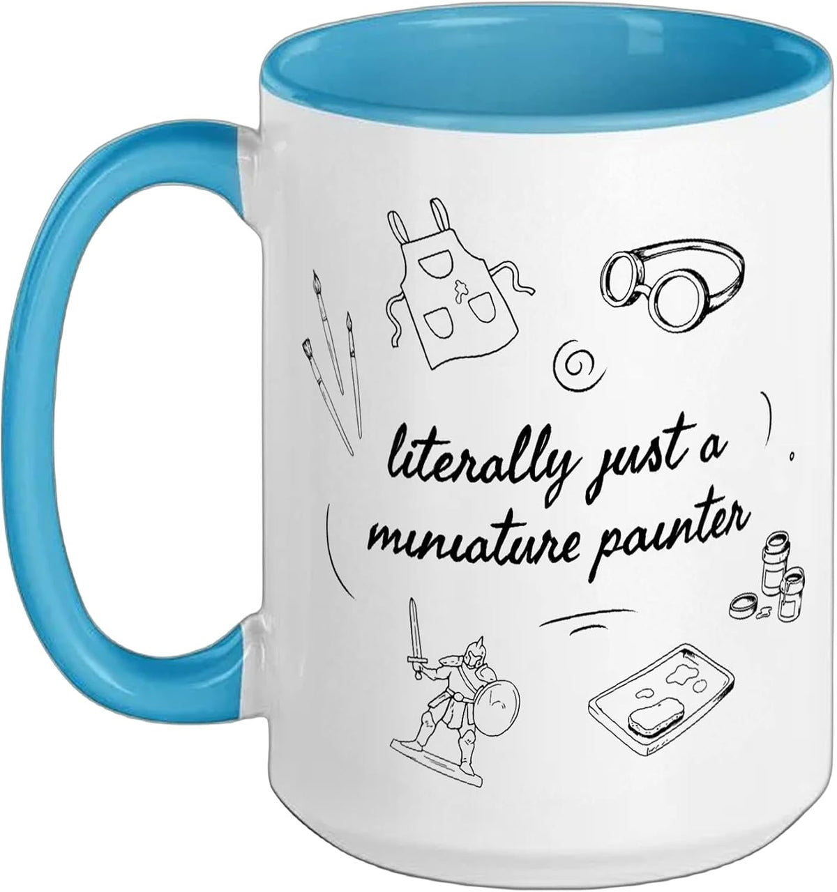 Miniature Painting Mini Painter Hobbyist Art Ceramic Mug