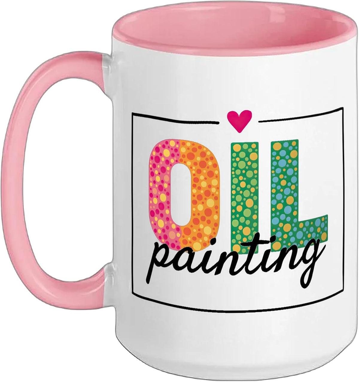Oil Painting Fine Art Canvas Painter Ceramic Mug