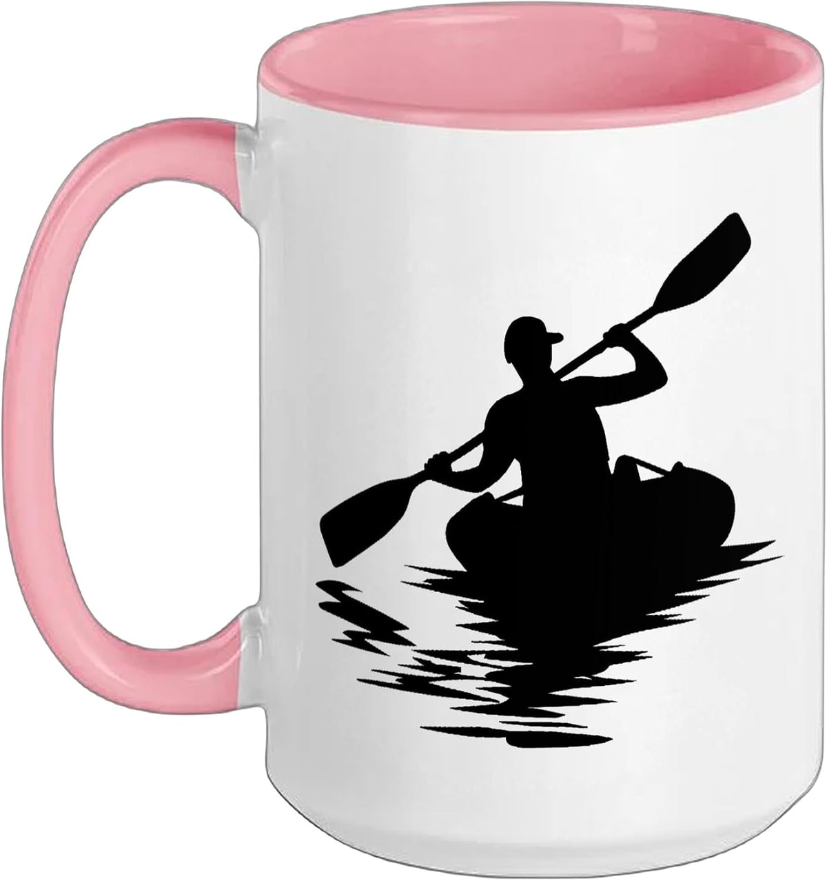 Retro Sunset Kayaking Silhouette Kayak Kayaks Kayaker Ceramic Mug