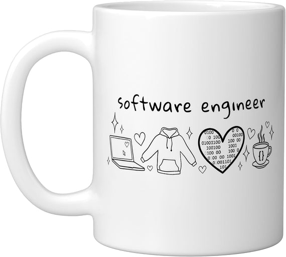 Software Engineering Developer Programmer Coding Dev Ceramic Mug