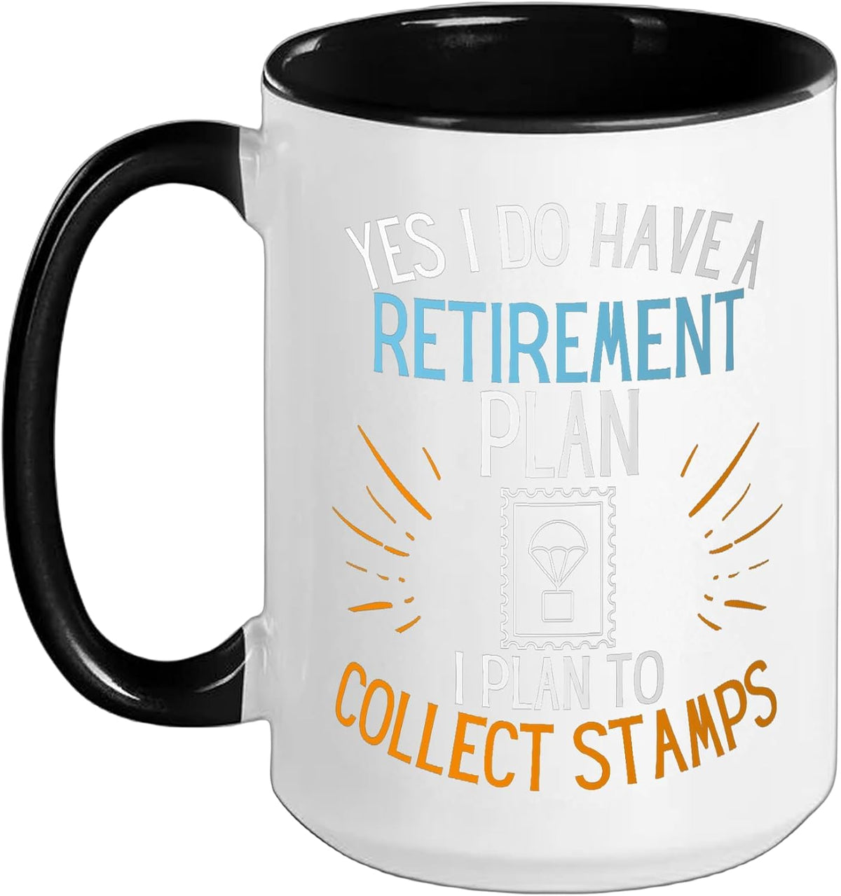 Retired Stamp Collector Retired To Collect Stamps Ceramic Mug