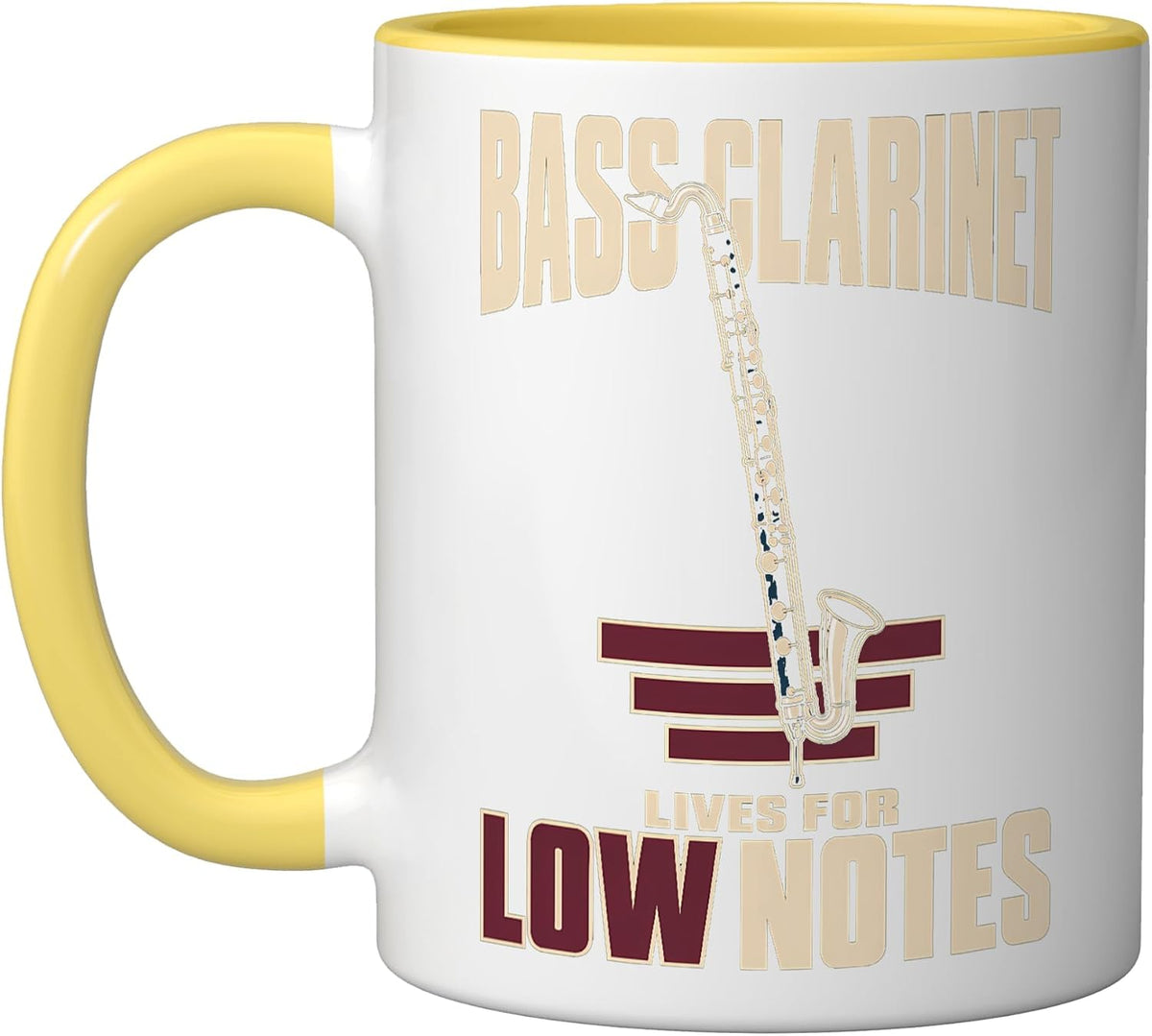Clarinet Player Bass Clarinet Musician Band Gift Christmas Ceramic Mug