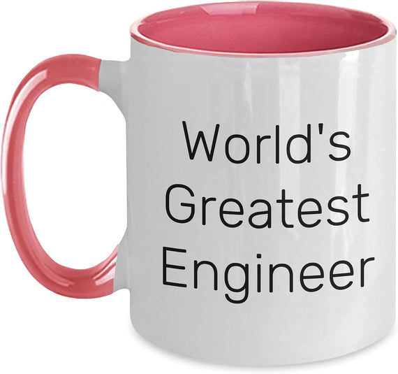 World's Greatest Engineer Gifts For Engineer, Funny Ceramic Mug