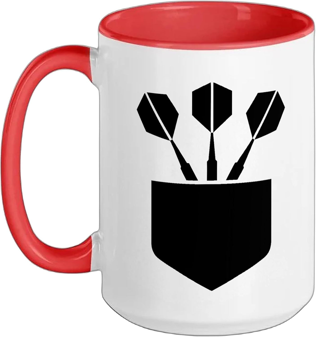 Darts Player Bar League Pocket With Darts Ceramic Mug